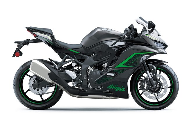 カワサキNinja ZX-25R（メタリックマットグラフェンスチールグレー／エボニー）