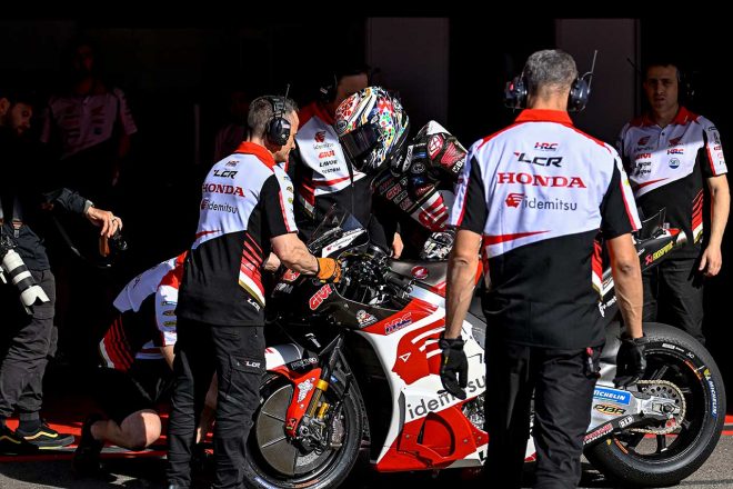 中上貴晶（LCRホンダ・イデミツ）／2023MotoGPポルティマオ公式テスト