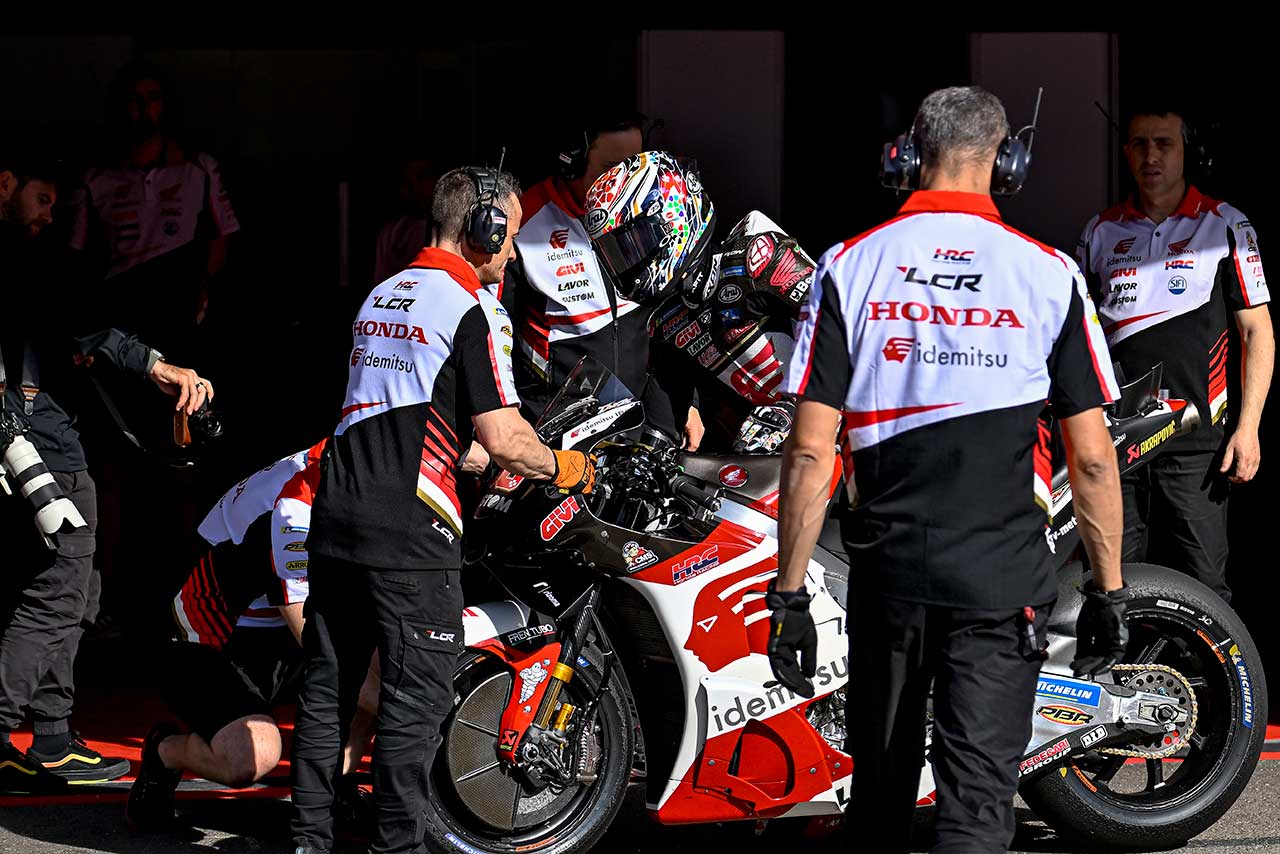 中上貴晶（LCRホンダ・イデミツ）／2023MotoGPポルティマオ公式テスト
