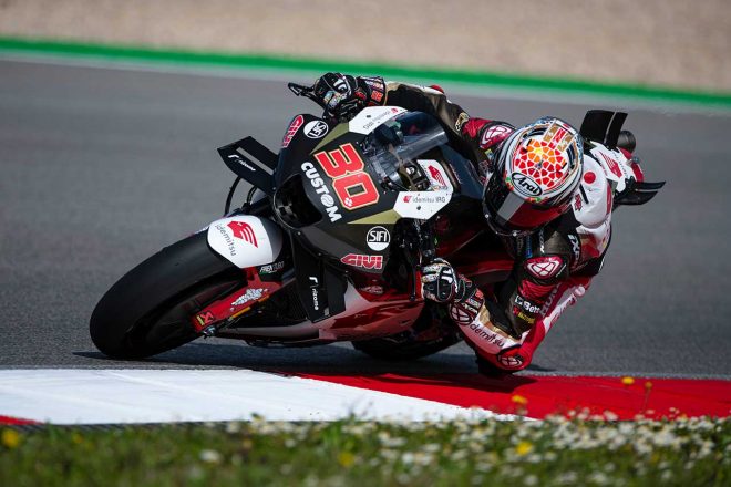 中上貴晶（LCRホンダ・イデミツ）／2023MotoGPポルティマオ公式テスト