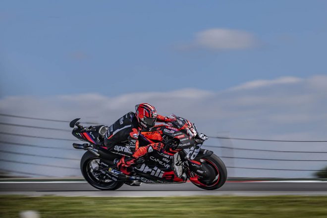 マーベリック・ビニャーレス（アプリリア・レーシング）／2023MotoGPポルティマオ公式テスト