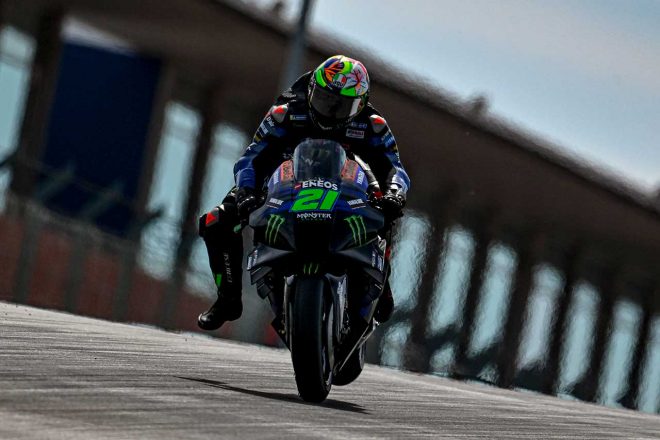 フランコ・モルビデリ（モンスターエナジー・ヤマハMotoGP）／2023MotoGPポルティマオ公式テスト