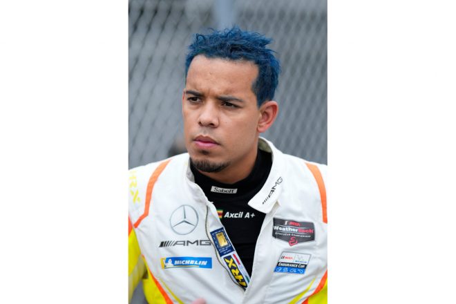 2023年のデイトナ24時間にサンエナジー1から参戦したアクシル・ジェフェリーズ