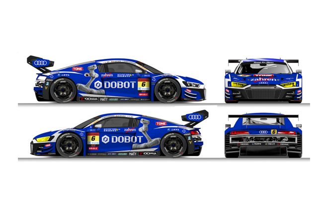 DOBOT Audi R8 LMSの2023年マシンカラーリング