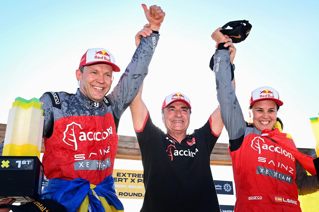 怪我で療養中の“帝王”カルロス・サインツの代役を務めたマティアス・エクストロームとライア・サンズのアクシオナ・サインツXEチームがシリーズ初勝利を成し遂げた