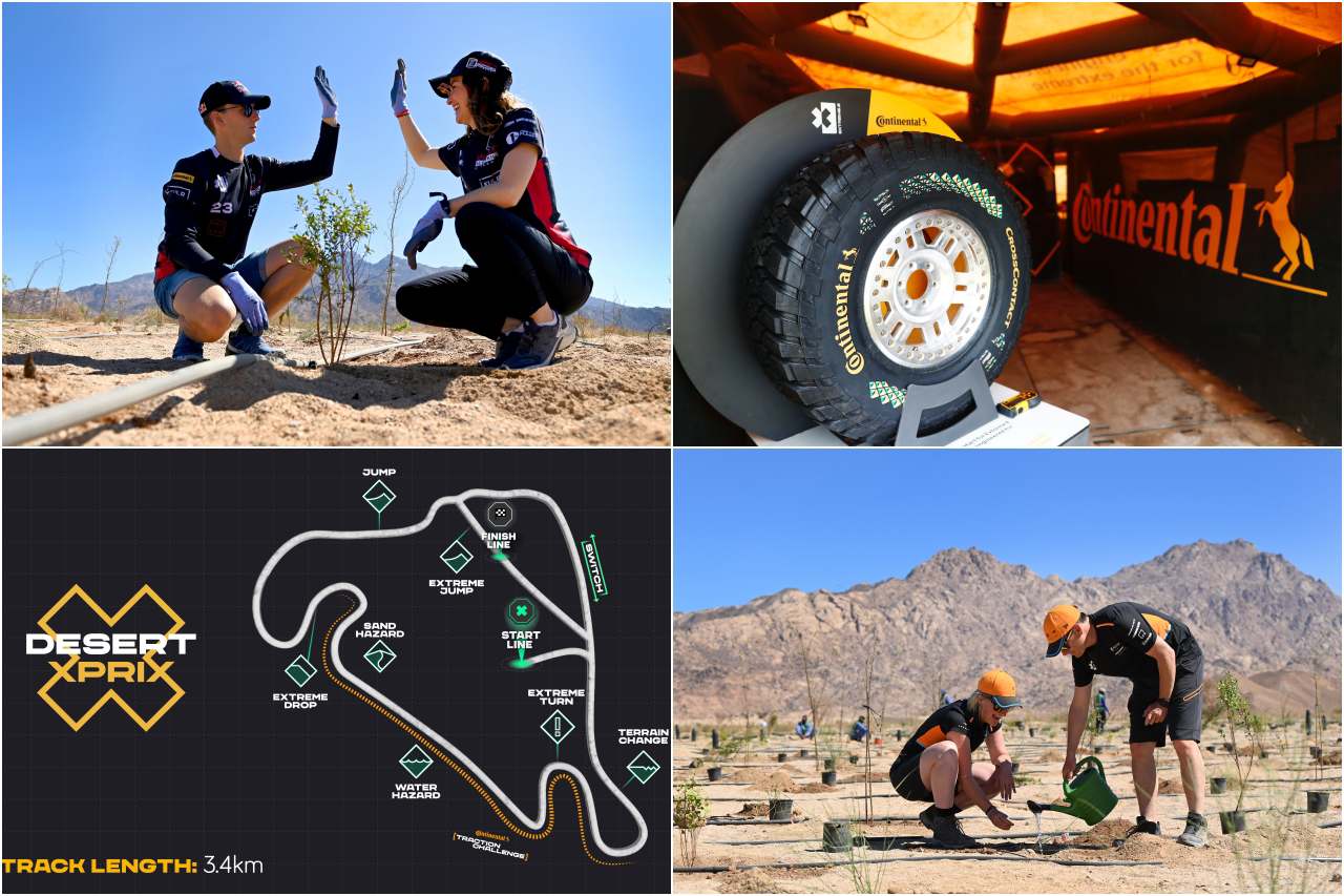 シリーズにワンメイクタイヤを供給するコンチネンタルは、より「ロバスト性を向上させた」クロスコンタクト・エクストリームEを投入