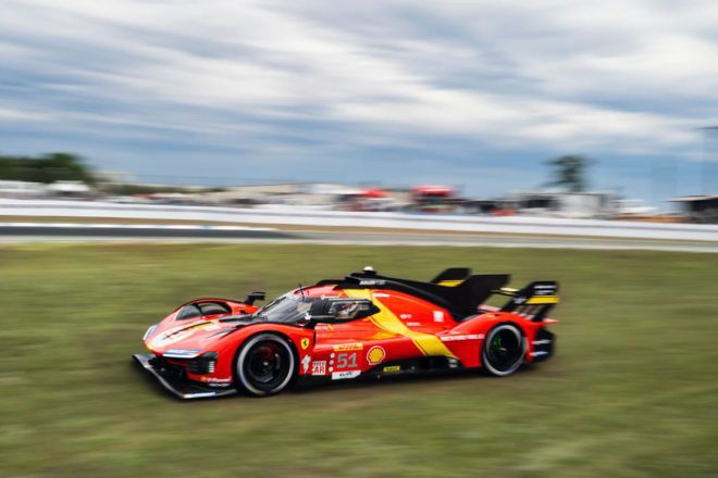 トヨタ8号車に次ぐ2番手タイムを記録した51号車フェラーリ499P