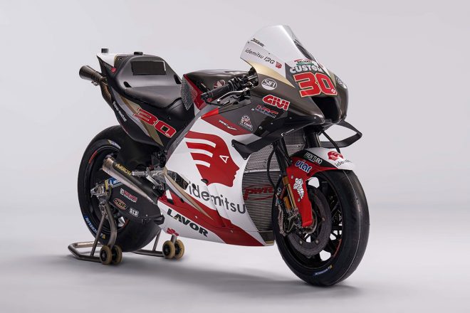 2022MotoGP：中上貴晶（LCRホンダ・イデミツ）が使用していた2022年型ホンダRC213V