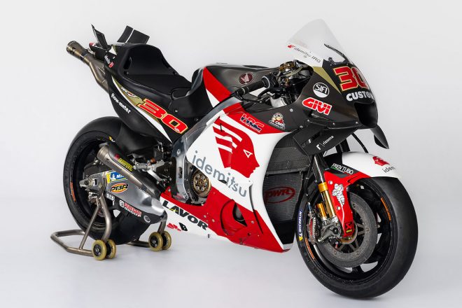 2023MotoGP：中上貴晶（LCRホンダ・イデミツ）が使用する2023年型ホンダRC213V