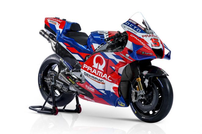 2022MotoGP：ヨハン・ザルコ（プリマ・プラマック・レーシング）が使用していたドゥカティ・デスモセディチGP22