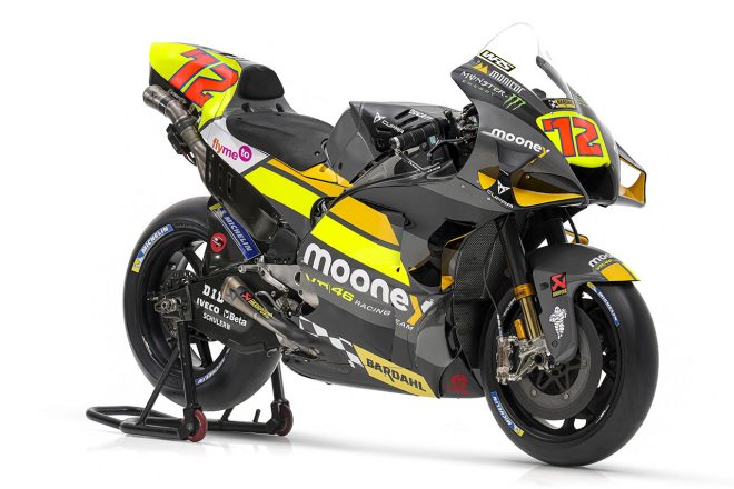 2022MotoGP：マルコ・ベゼッチ（ムーニーVR46レーシング・チーム）が2022年に使用していたドゥカティ・デスモセディチGP