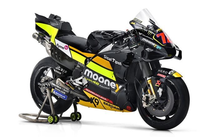 2023MotoGP：マルコ・ベゼッチ（ムーニーVR46レーシング・チーム）が2023年に使用するドゥカティ・デスモセディチGP