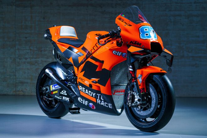 2022MotoGP：レミー・ガードナー（テック3KTMファクトリー・レーシング）が2022年に使用していたKTM RC16
