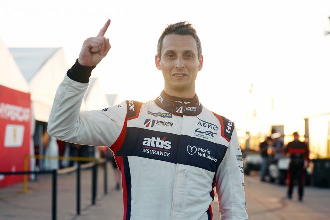 LMP2予選で最速タイムを記録したユナイテッドAS23号車のオリバー・ジャービス