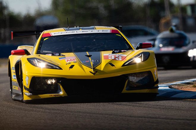 LMGTEアマクラスを制したコルベット・レーシングの33号車シボレー・コルベットC8.R