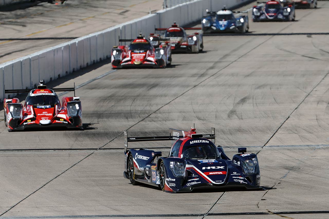まさかのアクシデント発生まで、ポールポジションからLMP2クラスのレースをリードしていたユナイテッド・オートスポーツの23号車
