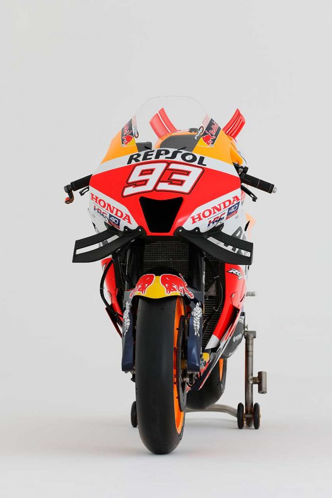2022年シーズンの最終戦でマルク・マルケス（レプソル・ホンダ・チーム）が使用したホンダRC213V