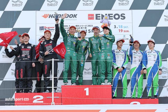 2023スーパー耐久第1戦鈴鹿 ST-Zクラスの表彰式