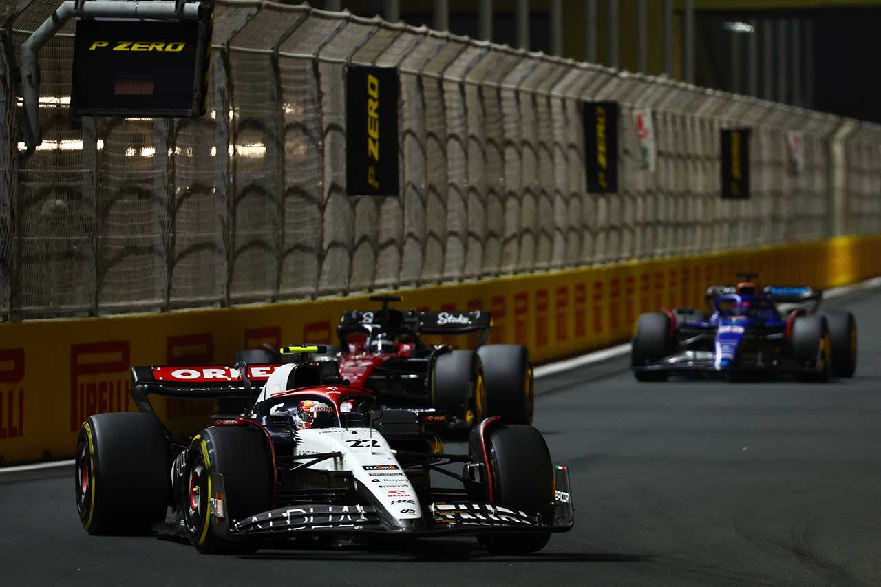 2023年F1第2戦サウジアラビアGP　角田裕毅（アルファタウリ）