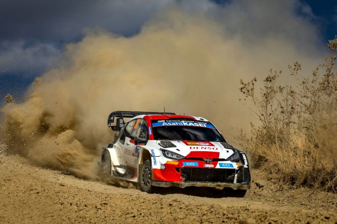 総合3位でフィニッシュしたエルフィン・エバンス（トヨタGRヤリス・ラリー1）　2023年WRC第3戦ラリー・メキシコ