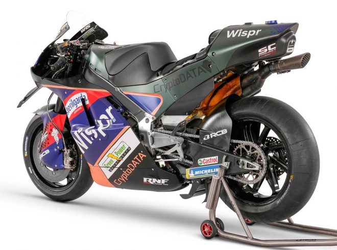 2023MotoGP：クリプトデータRNF・MotoGPチームのアプリリアRS-GP