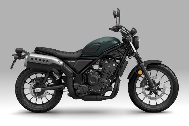 ホンダCL500（マットアーマーグリーンメタリック）