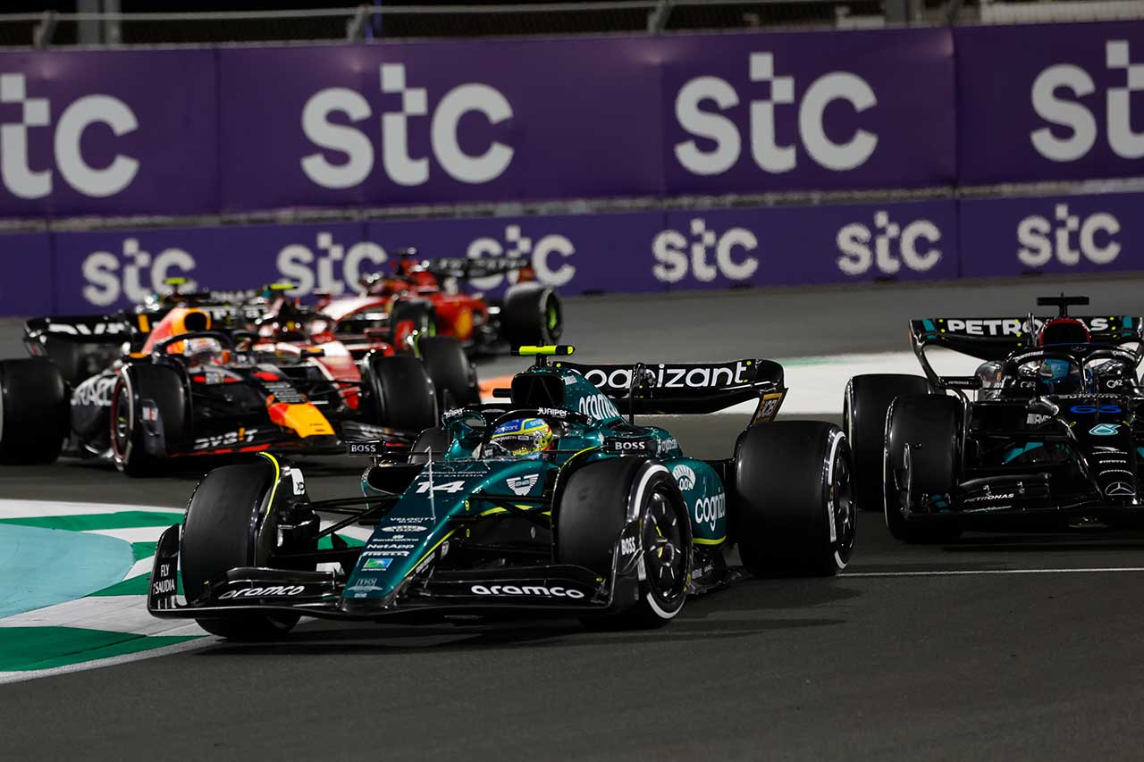2023年F1第2戦サウジアラビアGP　フェルナンド・アロンソ（アストンマーティン）