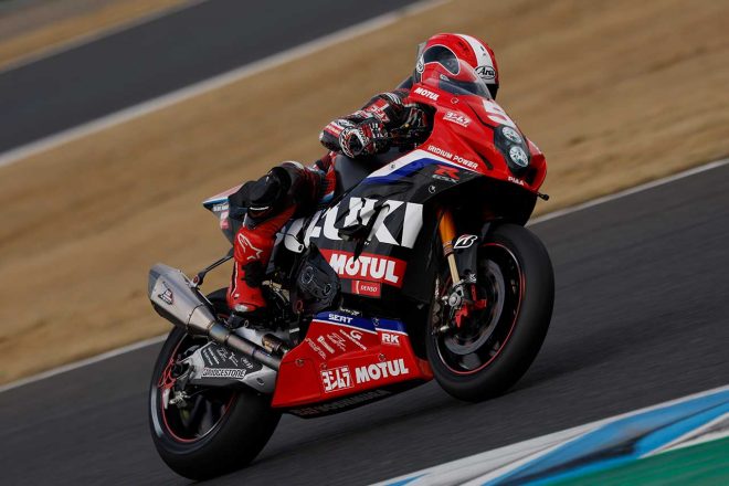 JSB1000：亀井雄大（YOSHIMURA SUZUKI RIDEWIN）／2023全日本ロード もてぎ公開テスト1日目
