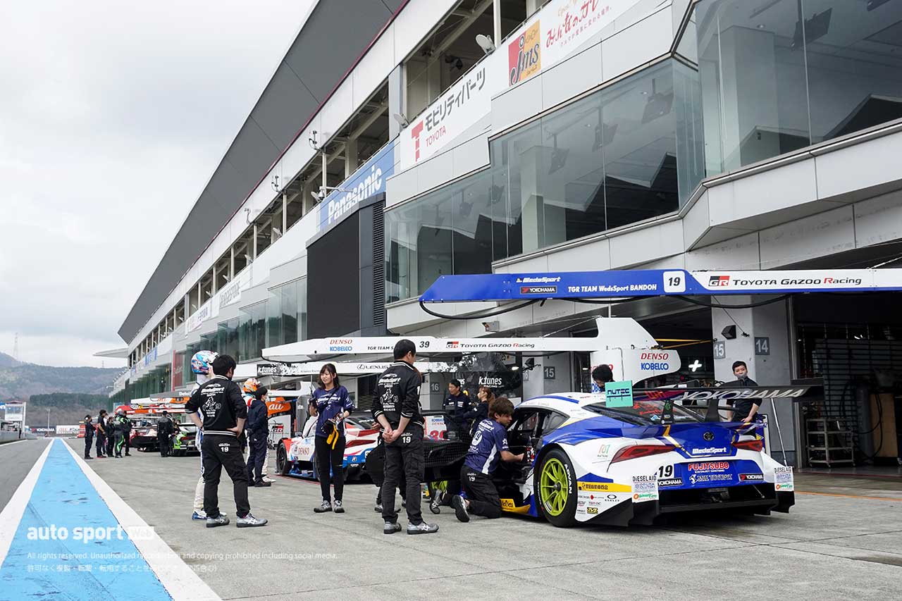 2023スーパーGT富士公式テスト搬入日の様子