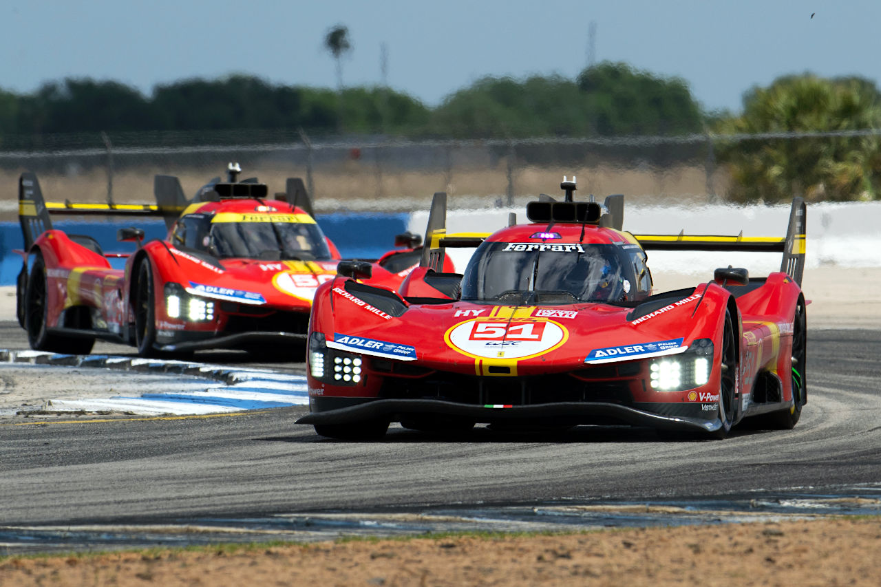 WEC世界耐久選手権第1戦セブリング1000マイルでデビューしたフェラーリ499P