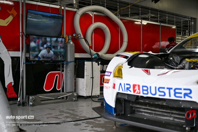 2023スーパーGT富士公式テスト　マッハ車検 エアバスター MC86マッハ号