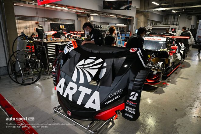 2023スーパーGT富士公式テスト　#16 ARTA MUGEN NSX-GT