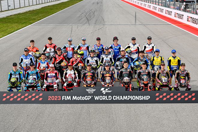 2023年シーズンのMoto2クラスを戦うライダー達