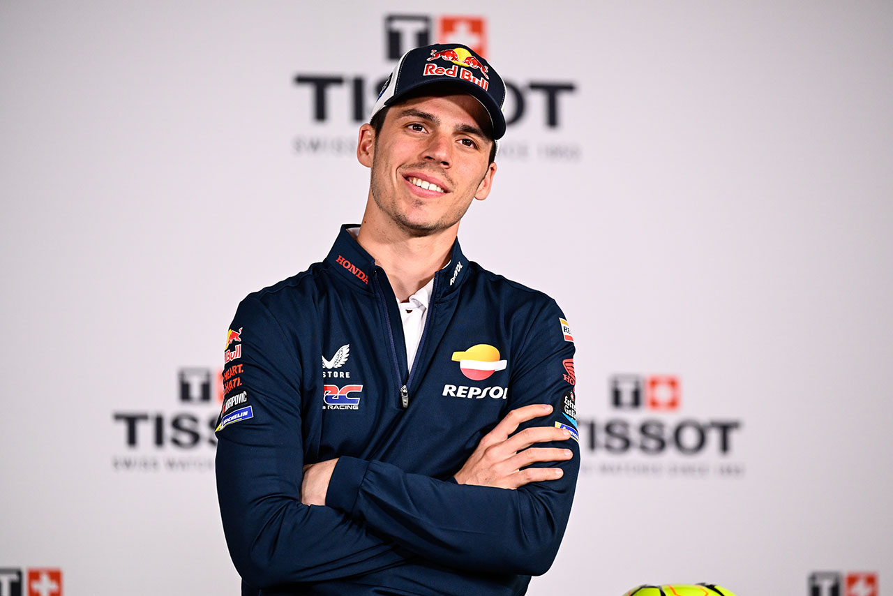 2023MotoGP第1戦ポルトガルGPのプレスカンファレンスに出席したジョアン・ミル（レプソル・ホンダ・チーム）