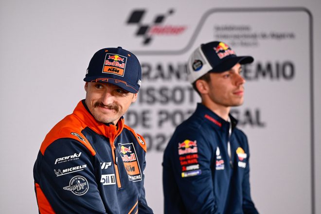 2023MotoGP第1戦ポルトガルGPのプレスカンファレンスに出席したジャック・ミラー（レッドブルKTMファクトリー・レーシング）