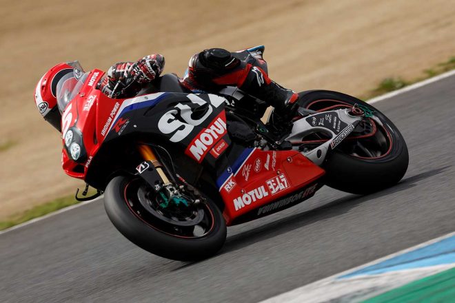 JSB1000：亀井雄大（YOSHIMURA SUZUKI RIDEWIN）／2023全日本ロード もてぎ公開テスト2日目