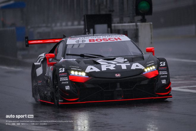 2023スーパーGT富士公式テスト　ARTA MUGEN NSX-GT（福住仁嶺／大津弘樹）