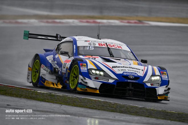 2023スーパーGT富士公式テスト　WedsSport ADVAN GR Supra（国本雄資／阪口晴南）