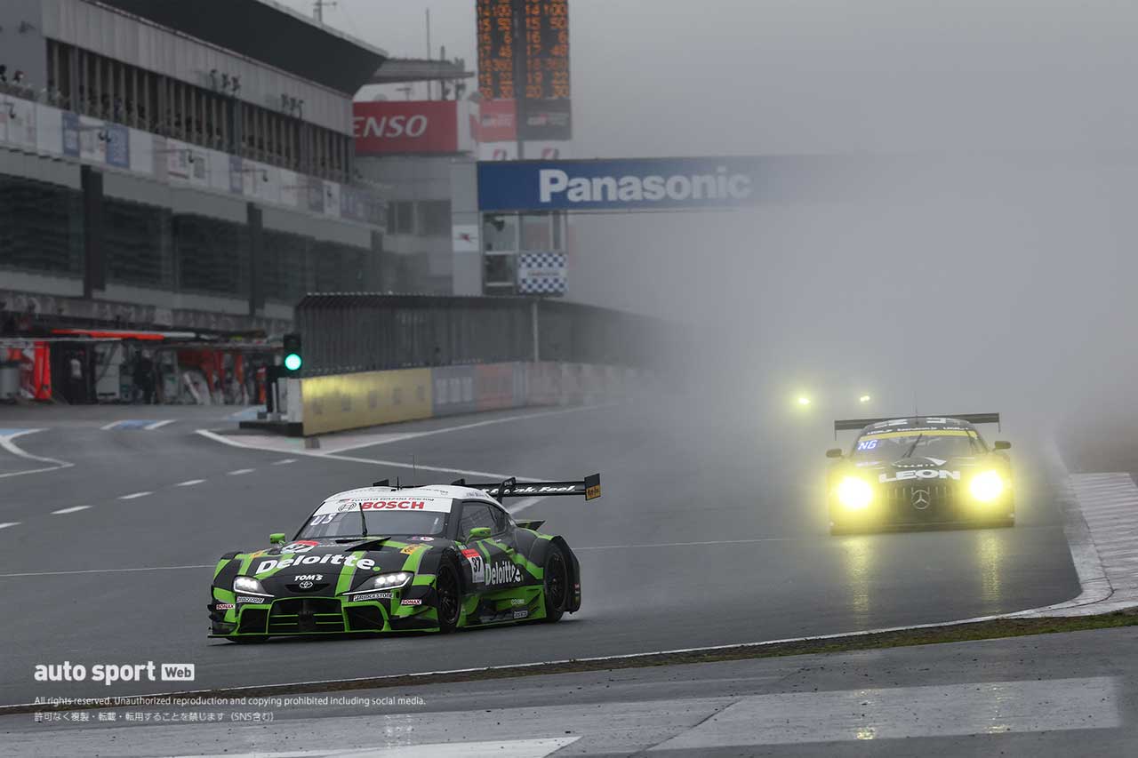 2023スーパーGT富士公式テスト　Deloitte TOM’S GR Supra（笹原右京／ジュリアーノ・アレジ）