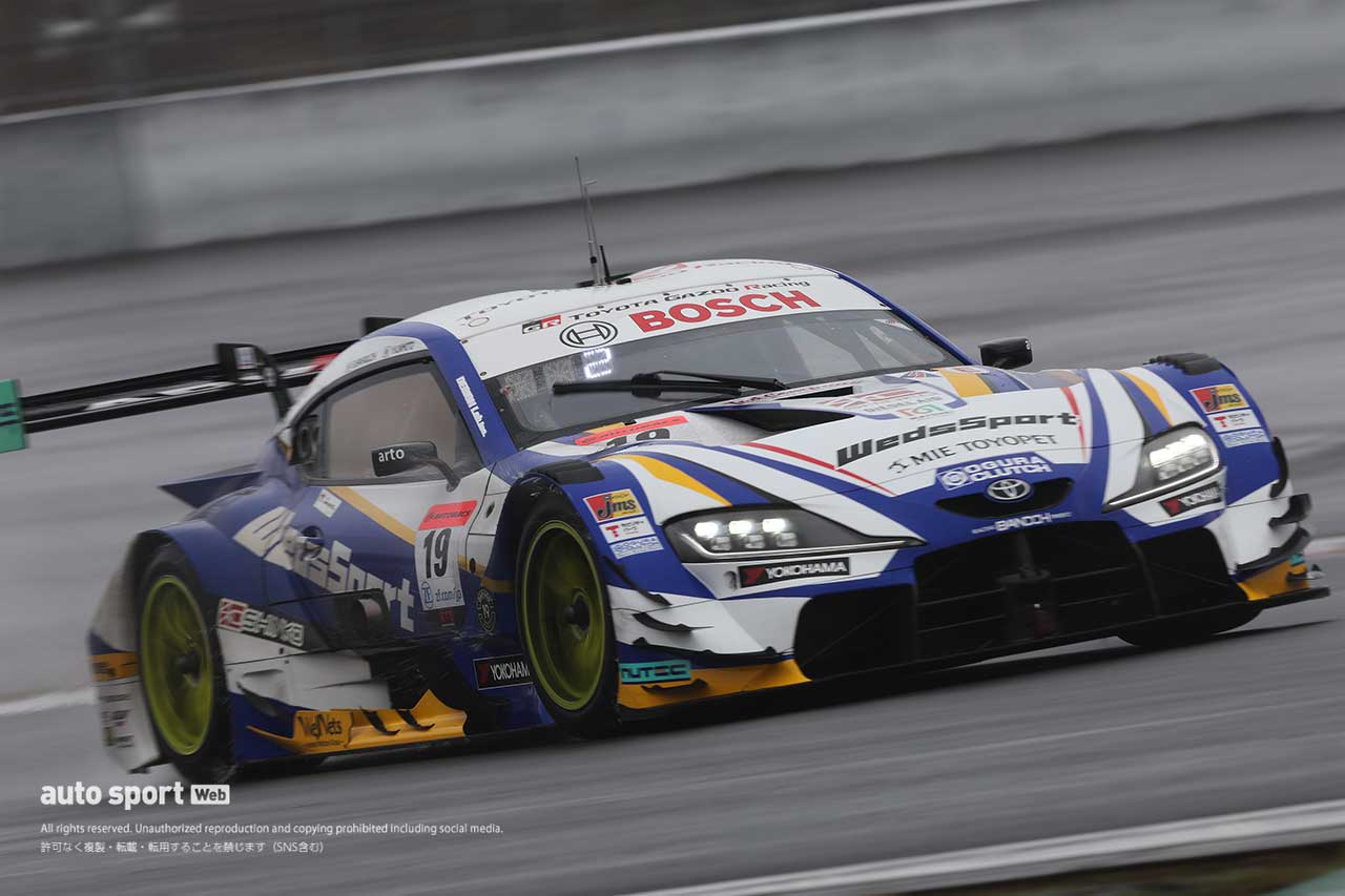 2023スーパーGT富士公式テスト　WedsSport ADVAN GR Supra（国本雄資／阪口晴南）