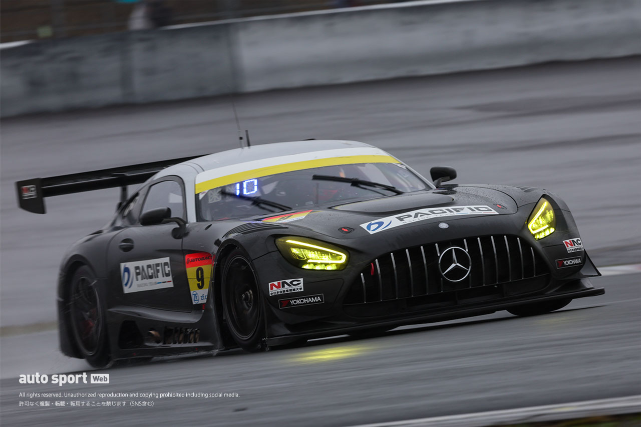 2023スーパーGT富士公式テスト　PACIFIC ぶいすぽっ NAC AMG