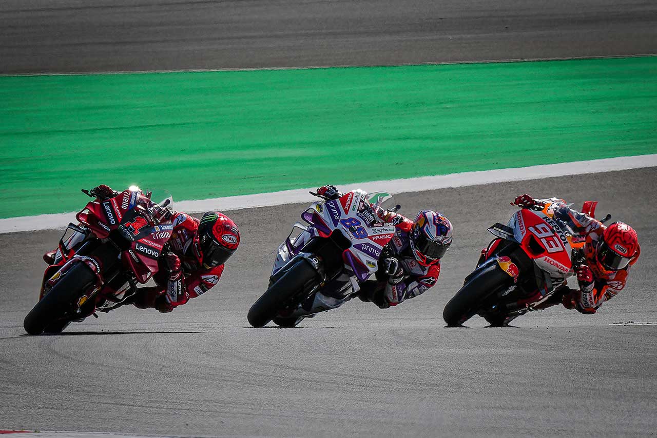 2023MotoGP第1戦ポルトガルGP スプリントレース 優勝争い