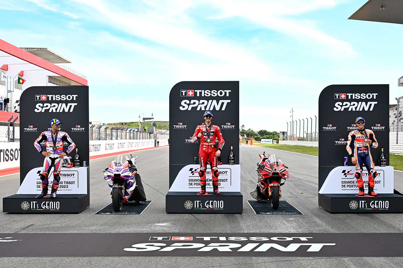 2023MotoGP第1戦ポルトガルGP スプリントレース トップ3