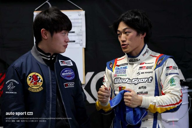 2023スーパーGT富士公式テスト　阪口晴南／国本雄資（WedsSport ADVAN GR Supra）