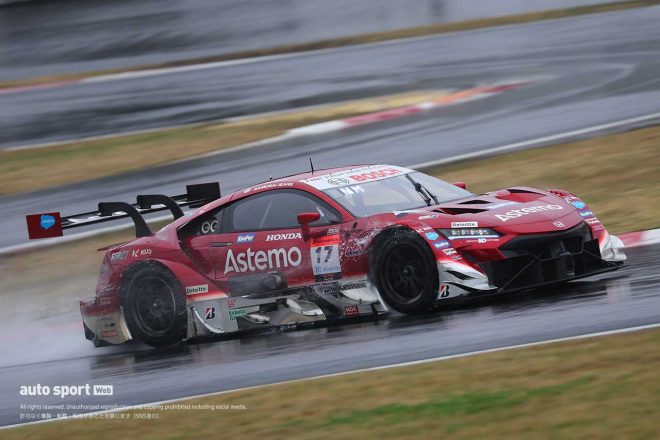 2023スーパーGT富士公式テスト　Astemo NSX-GT（塚越広大／松下信治）
