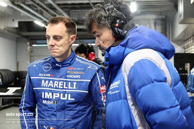 2023スーパーGT富士公式テスト　ベルトラン・バゲット／高橋紳一郎工場長（MARELLI IMPUL Z）