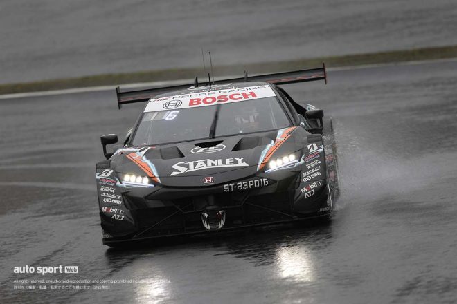 2023スーパーGT富士公式テスト　STANLEY NSX-GT（山本尚貴／牧野任祐）