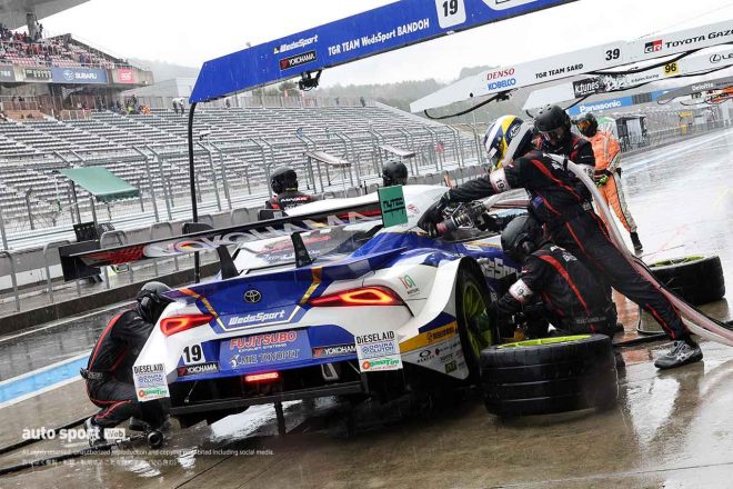 2023スーパーGT富士公式テスト　WedsSport ADVAN GR Supra（国本雄資／阪口晴南）