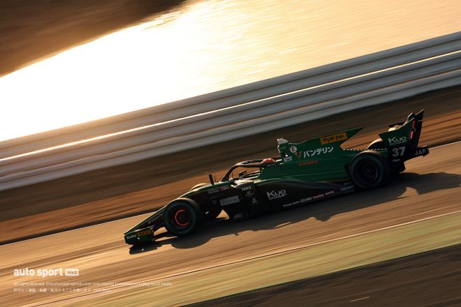 今年もVANTELIN TEAM TOM’Sから参戦する宮田莉朋。松田・石浦両監督とも、テストでのタイムの『出方』を警戒する