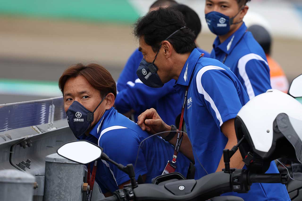 2022MotoGP第16戦日本GPのセッションをコースサイドで見る中須賀克行